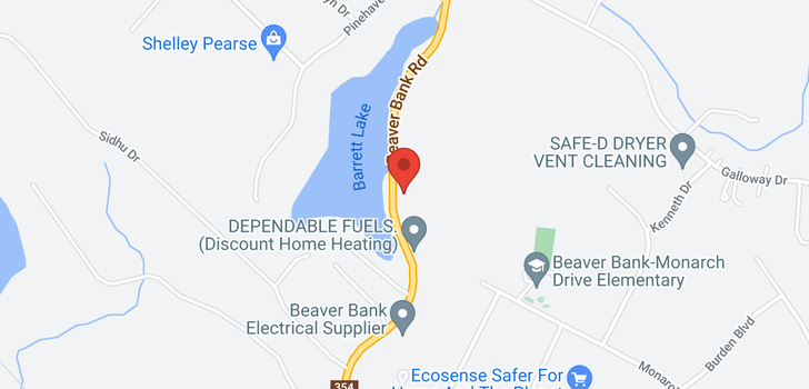 map of 617 Beaver Bank Road